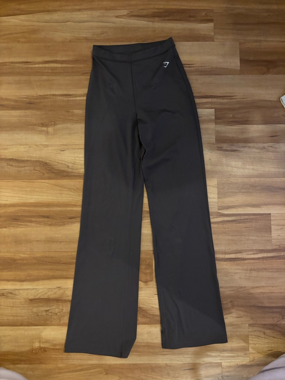 Gymshark Taupe Wide-Leg High-Rise Leggings